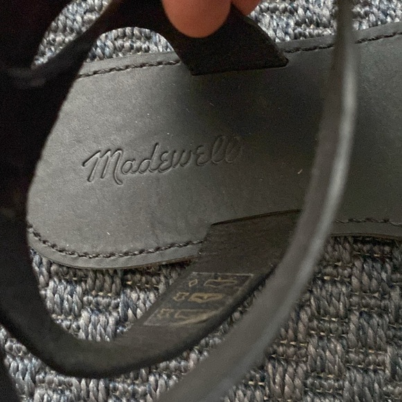 Madewell The Boardwalk Ankle Strap Leather Sandals, Size 10 - Picture 10 of 15